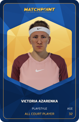 Player card Victoria Azarenka