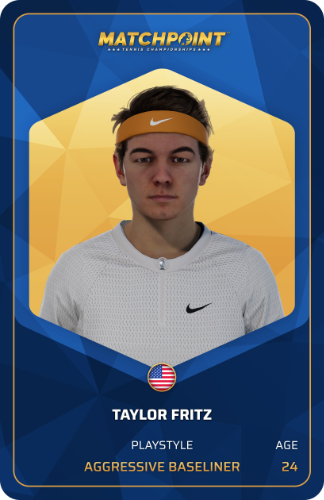 Player card Taylor Fritz